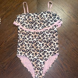 Girls size 14 Animal Print Justice Bathing Suit